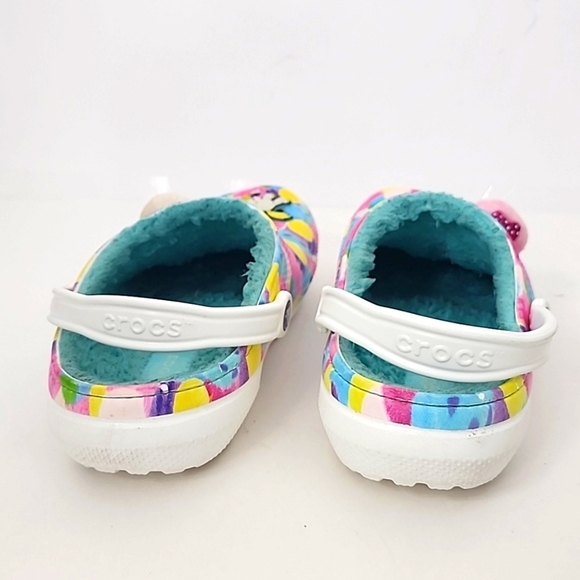 DISNEY x  CROCS - Pixar Unicorn Fluffy Festival - Fleece Size M10 W12 - Picture 4 of 13